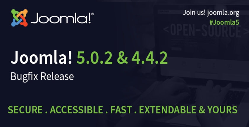 Joomla 5.0.2 ve Joomla 4.4.2 Yayınlandı
