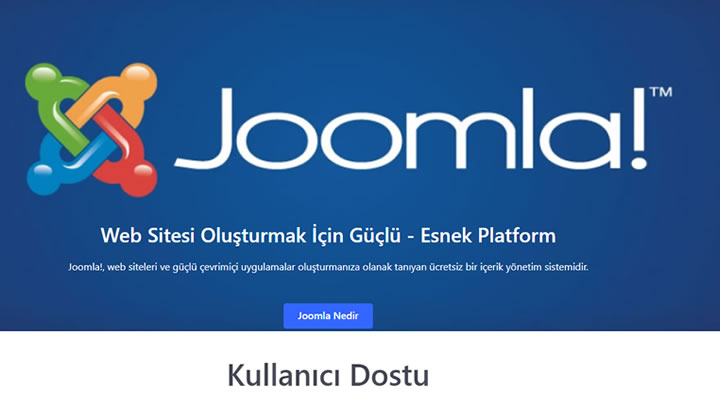 joomlaya başlarken