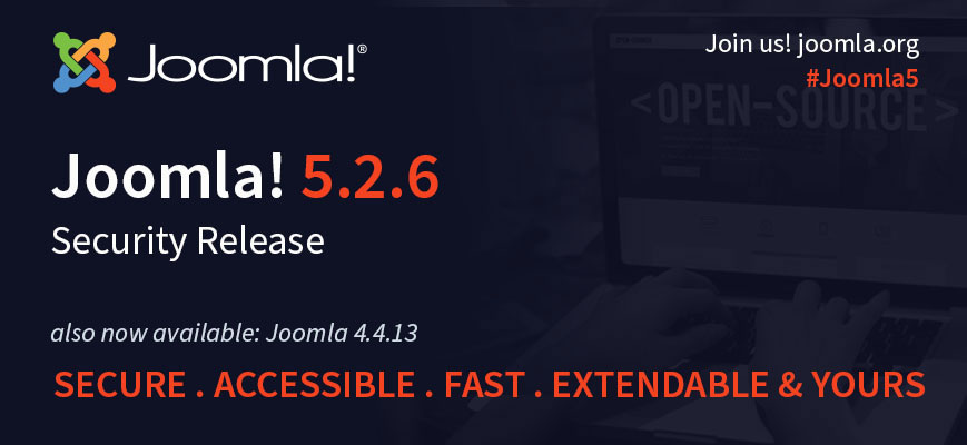 Joomla 5.2.6 Güvenlik Sürümü