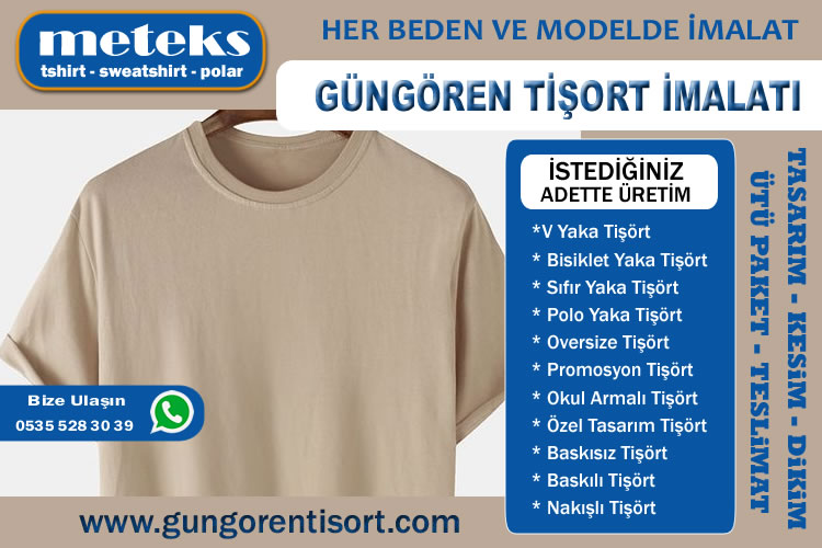 Meteks Güngören Tişort | www.gungorentisort.com